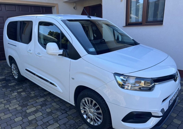 Toyota Proace City Verso cena 65900 przebieg: 186200, rok produkcji 2020 z Tarnów małe 172